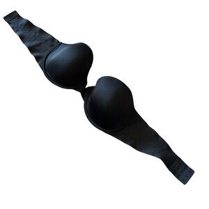 Victoria's Secret Bra Womens Size 36D Black Strapless Convertible Molded